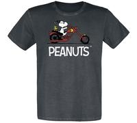 T-Shirt Manches courtes de Snoopy - Snoopy - Biker - Rocker - Woodstock - S à 5XL - pour Homme - multicolore XL