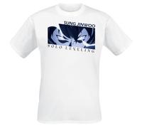 T-Shirt Manches courtes de Solo Leveling - Sung Jinwoo - S à XXL - pour Homme - blanc L