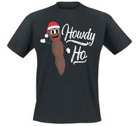 T-Shirt Manches courtes de South Park - Howdy Ho - Mr. Hankey, der Weihnachtskot - M à 5XL - pour Homme - noir XXL