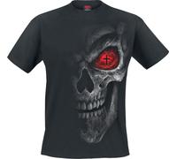 Spiral T-shirt homme Death Stare – manches courtes 100% coton coupe standard – noir S