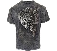 T-Shirt Manches courtes de Spiral - Diesel Punk - Délavé - T-Shirt - M à 4XL - pour Homme - gris L
