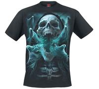 T-Shirt Manches courtes de Spiral - Ghost Skull - S à 4XL - pour Homme - noir L