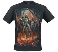 Spiral Revelation Homme T-Shirt Manches Courtes Noir L 100% Coton Regular/Coupe Standard