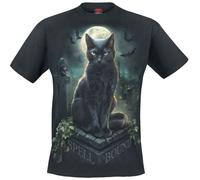 Spiral Spell Bound Homme T-Shirt Manches Courtes Noir 3XL 100% Coton Regular/Coupe Standard
