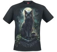 Spiral Spell Bound Homme T-Shirt Manches Courtes Noir M 100% Coton Regular/Coupe Standard