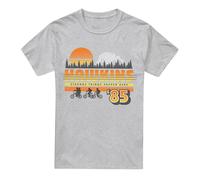 T-Shirt Manches courtes de Stranger Things - Hawkins Retro 85 - S à 5XL - pour Homme - gris chiné 4XL