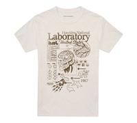 T-Shirt Manches courtes de Stranger Things - Season 5 - Hawkins Lab Mono - S à XXL - pour Homme - naturel S
