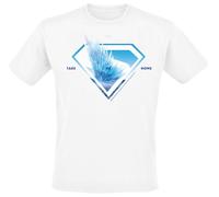 T-Shirt Manches courtes de Superman - 2025 - Logo Superman - Take Me Home - S à 3XL - pour Homme - blanc L
