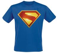 T-Shirt Manches courtes de Superman - 2025 - Superman Gleaming Logo - S à 3XL - pour Homme - bleu XL