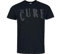 T-Shirt Manches courtes de The Cure - Logo 3D Druck - S à 3XL - pour Homme - noir S