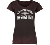 T-Shirt Manches courtes de The Ghost Inside - Best Of Me - S à L - pour Femme - lie-de-vin L