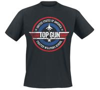 T-Shirt Manches courtes de Top Gun - Fighter Weapons School - S à 3XL - pour Homme - noir XL