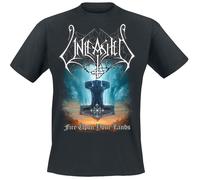 T-Shirt Manches courtes de Unleashed - Fire Upon Your Lands - S à 3XL - pour Homme - noir S