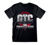 T-Shirt Manches courtes de WWE - OTC - Roman Reigns - S à XXL - pour Homme - noir S