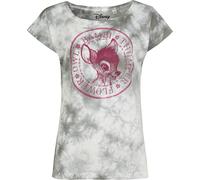 T-Shirt Manches courtes Disney de Bambi - Bambi Batik - S à 4XL - pour Femme - blanc/gris L