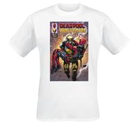 T-Shirt Manches courtes Disney de Deadpool - 3 - Deadpool And Wolverine - In Love Escape - XL - pour Homme - blanc XL