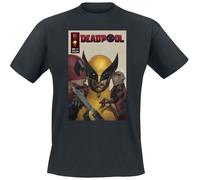 T-Shirt Manches courtes Disney de Deadpool - 3 - Deadpool Kisses to Wolverine - M à 3XL - pour Homme - noir XXL