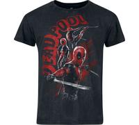 T-Shirt Manches courtes Disney de Deadpool - Deadpool & Wolverine - Chimichangas - S à L - pour Homme - noir M