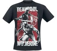 T-Shirt Manches courtes Disney de Deadpool - Deadpool & Wolverine - M à XXL - pour Homme - noir L