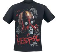 T-Shirt Manches courtes Disney de Deadpool - Headpool - S à 3XL - pour Homme - noir XL
