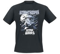 T-Shirt Manches courtes Disney de Star Wars - Stromtrooper - S à XL - pour Homme - noir L