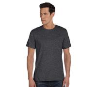 T-shirt manches courtes en jersey unisexe fabriqu aux tats-Unis XS DRK GREY HEATHER