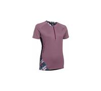 T shirt manches courtes femme demi zip ion traze rose