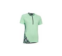 T shirt manches courtes femme demi zip ion traze vert