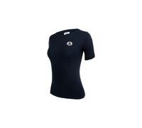 T shirt manches courtes femme lebram ecusson bleu fonce