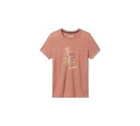 T shirt manches courtes femme smartwool sagepntgrphtsl bleu