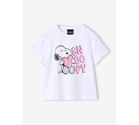 T-shirt manches courtes fille Snoopy blanc 12A