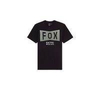 T shirt manches courtes fox typeface premium noir