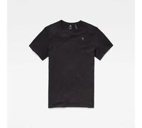 G-Star T-shirt Base-S côtelé à manches courtes Noir S Homme