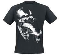 T-Shirt Manches courtes Gaming de Spider-Man - Marvel Games - Spider-Man 2 - Venom Splatter - S à XL - pour Homme - noir L
