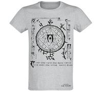 T-Shirt Manches courtes Gaming de The Elder Scrolls - The Elder Scrolls V - Skyrim - Mysterium Xarxes - S à XXL - pour Homme - gris chiné S