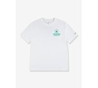 Vêtements Converse Apparel Cnvb Frontback Retro Snkr Tee pour Enfant 12A - 13A Blanc