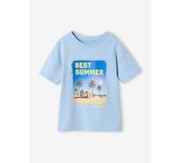 T-shirt manches courtes garçon bleu ciel 14A