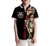 T-shirt Manches Courtes Garçon Motif Patriotique Anglais Saint-Valentin Décontracté Haut Célébration Enfant Mode Parfait Confortable Qualité Doux Idéal Offrir Cadeau Tendre Léger (Black2, 13-14 Years)
