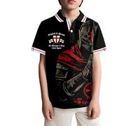 T-shirt Manches Courtes Garçon Motif Patriotique Anglais Saint-Valentin Décontracté Haut Célébration Enfant Mode Parfait Confortable Qualité Doux Idéal Offrir Cadeau Tendre Léger (Black3, 13-14 Years)