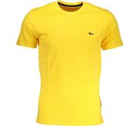 T-shirt manches courtes homme Jaune - Coupe étroite avec col rond, Taille : XL Couleur : Giallo