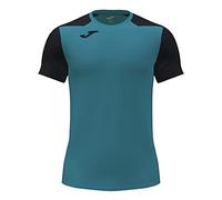 T-Shirt Manches Courtes II Noir Turquoise, 102223.725.2XL