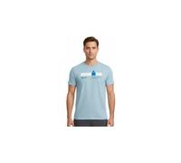 T shirt manches courtes ironman austria bleu ciel homme