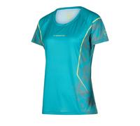 T-Shirt Manches Courtes La Sportiva Pacer Bleu Femme, Taille S