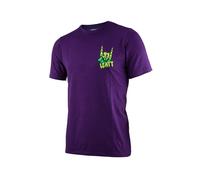 T-Shirt Manches Courtes LEATT Core Velvet Violet Ajustement Regular