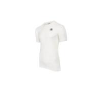 T shirt manches courtes lebram ecusson marshmallow blanc