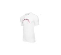 T shirt manches courtes lebram mets du braquet marshmallow blanc