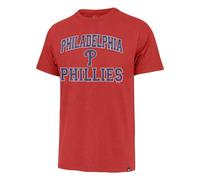 T-shirt manches courtes MLB pour homme, Union Arch Franklin, couleur de l' quipe, logo principal, logo, marque-page - Rouge, taille M, Philadel