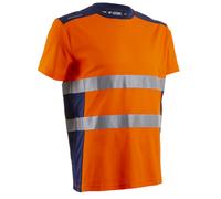 T-shirt manches courtes NEKKI bleu marine/orange - COVERGUARD - 5NEK170 XL