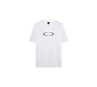 T shirt manches courtes oakley bark blanc homme