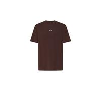 T shirt manches courtes oakley bark new marron
